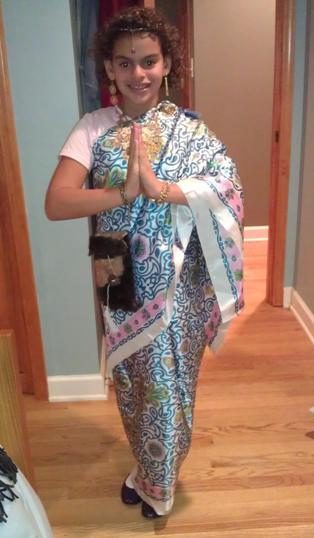 Mya, Princess of India - Halloween 2011
